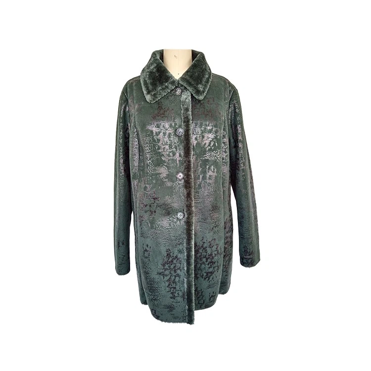 Cóta Fada Priontála Shearling na mBan